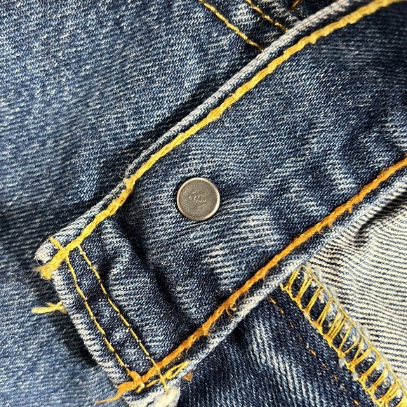 Levi’s 559 Denim Blue Jeans Relaxed Fit Straight Leg Zip Fly 36 x 30 - Picture 11 of 14